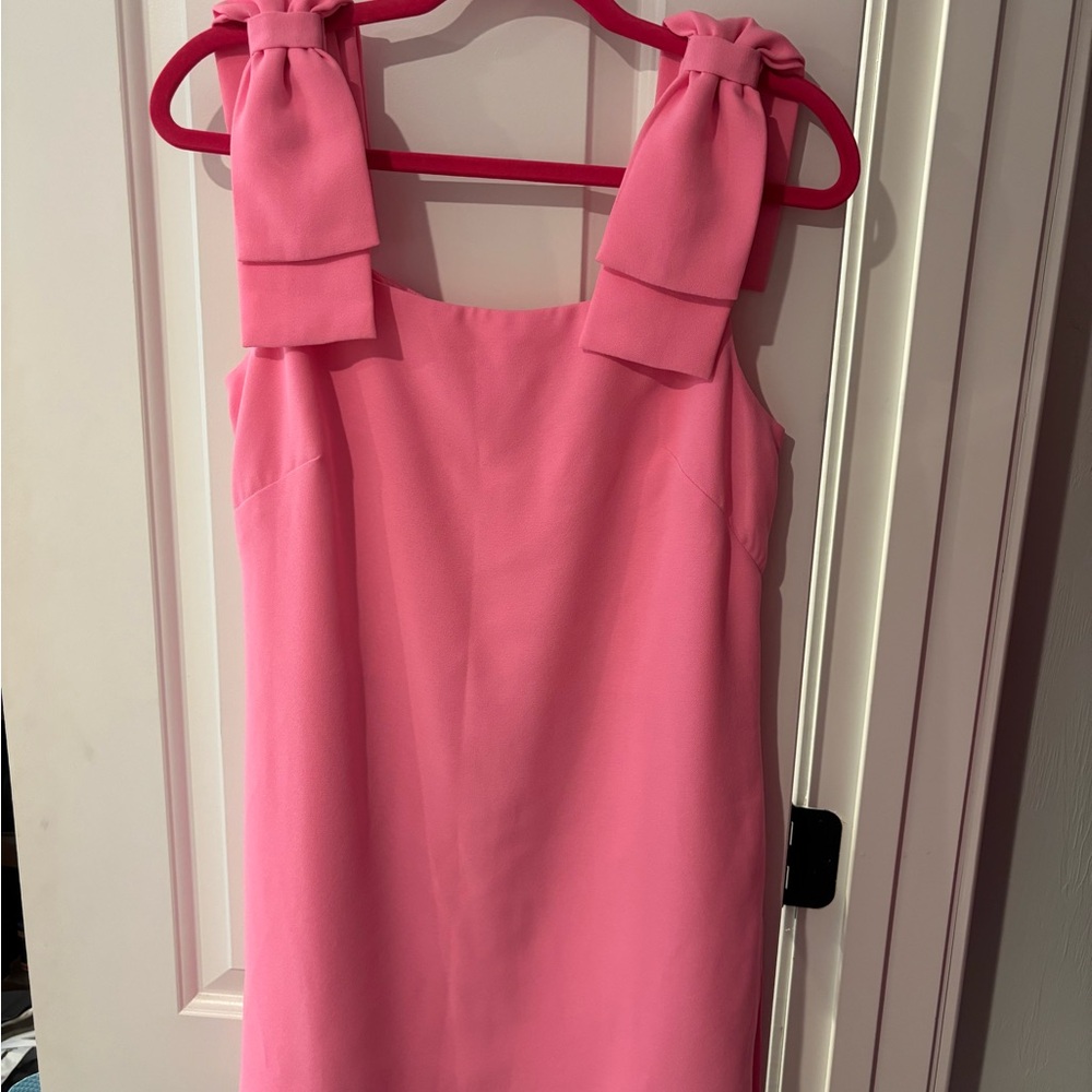Lilly Pulitzer Pink Bow Strap Dress